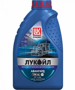 ЛУКОЙЛ АВАНГАРД полусинтетическое SAE 10W-40, API CF-4/SG канистра 1 л 19303