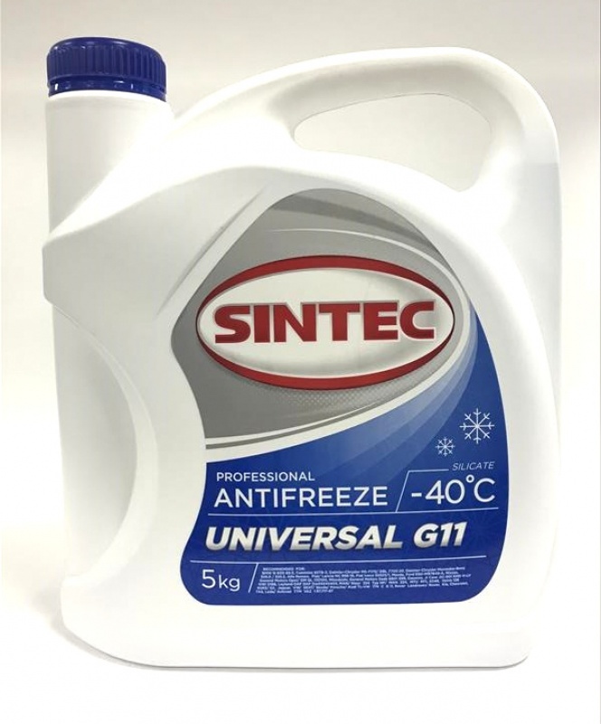 Sintec ANTIFREEZE UNIVERSAL конц G11 5кг 990469